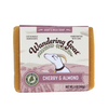 A bar of Cherry Almond Goat Milk Soap